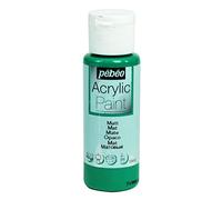 Pébéo Peinture acrylique Vert Amazonie – Mat, Fluide, Tous supports, Loisirs créatifs – 59 ml