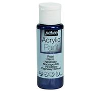 Pébéo Peinture acrylique Bleu nuit nacré fluide Tous supports Loisirs créatifs 59 ml