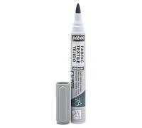 Pébéo Marqueur tissus 803413 7A – Pointe pinceau 1 mm – Gris clair