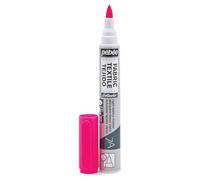 Pébéo Marqueur pour tissus 803473 7A pointe pinceau 1 mm Rose fluo