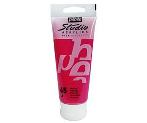 Pébéo 831045 Studio Acrylique Tube Rose Vif 100 Ml