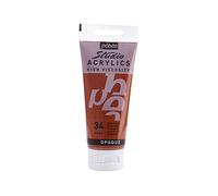 Pébéo 837034 Studio Acrylique Tube Ocre Rouge 100 ml