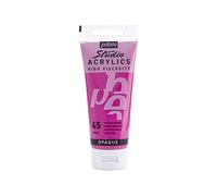 Pébéo 837045 Studio Acrylique Tube Rose Vif 100 ml