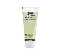 Pébéo 837051 Studio Acrylique Tube Jaune Lumière 100 ml