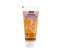 Pébéo 837052 Studio Acrylique Tube Jaune Cadmium Foncé Imitation 100 ml