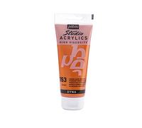 Pébéo 837353 Studio Acrylique Tube Orange/Jaune Iridescent 100 ml