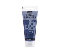 Pébéo 837360 Studio Acrylique Tube Bleu/Noir Iridescent 100 ml