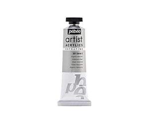 Pébéo 908351 Beaux-Arts Artiste Acrylique Extra Fine 1 Tube Argent Iridescent 37 ml