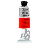 Pébéo 910513 Beaux-Arts Artiste Acrylique Extra Fine 1 Tube Rouge de Cadmium Clair 37 ml