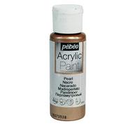 PEBEO Acrylique 59 ML, Perle Marron, 3,3 x 3,3 x 10 cm