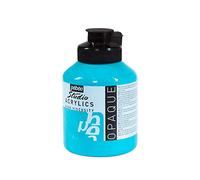 Pébéo - Acrylique Fine Studio Acrylics - Peinture Acrylique Bleu - Bleu Turquoise - 500 ml