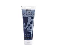 Pébéo - Acrylique Fine Studio Acrylics - Peinture Acrylique Gris - Gris de Payne - 250 ml 169-040