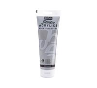 PEBEO - Acrylique Fine Studio Acrylics - Peinture Acrylique Gris - Gris Neutre - 250 ml