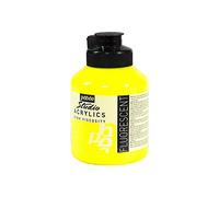 Pébéo - Acrylique Fine Studio Acrylics - Peinture Acrylique Jaune - Jaune Fluorescent - 500 ml