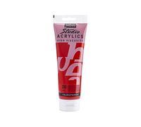 Pébéo - Acrylique Fine Studio Acrylics - Peinture Acrylique Rouge - Écarlate quinacridone - 250 ml 164020