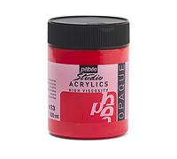 Pébéo Peinture acrylique Studio Acrylics Rouge cadmium n°33 Haute viscosité 500 ml