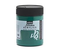 Pébéo Peinture acrylique Fine Studio Acrylics – Vert Émeraude (Émeraude de Phtalocyanine) – 500 ml