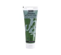 Pébéo - Acrylique Fine Studio Acrylics - Peinture Acrylique Verte - Terre Verte - 250 ml 169-061