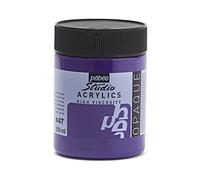 Pébéo Peinture acrylique Studio Acrylics Fine – Violet Cobalt foncé imitation – Pot 500 ml