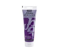 Pébéo - Acrylique Fine Studio Acrylics - Peinture Acrylique Violet - Violet d'Orient - 250 ml 169-021