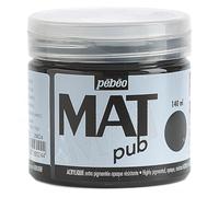 Pébéo Acrylique Mat Pub, Noir Ivoire, 140 ml (Lot de 1)