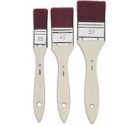 Pebeo Artist - Lot de pinceaux - 3 parties - plat - taille : 25, 40, 50 G