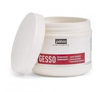 Pébéo Apprêt Gesso Artiste Acryliques Auxiliaires transparent 500 ml