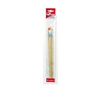 Pebeo Brosse Jaune 39 x 5 x 2 cm, 39 x 5 x 2cm, Set de 4 Pièces