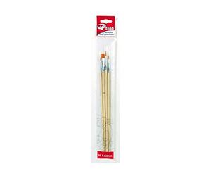 Pebeo Brosse Jaune 39 x 5 x 2 cm, 39 x 5 x 2cm, Set de 4 Pièces