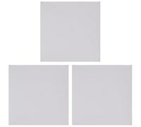 Pébéo - Carton Toilé Européen - Grain Moyen, Prêt à l'emploi - pour Peinture Acrylique, Peinture à l'huile, Techniques Mixtes - Format 30 X 30 cm (Lot de 3)