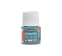 Pébéo Ceramic – Peinture céramique opaque 45 ml Effet brillant finition laquée Turquoise