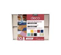 Pébéo Coffret Collection deco-10x45ml, Coloris Assortis, 10X45ML