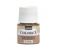 Pebeo Colorex Aquarelltinte, 45 ml, Blassgold