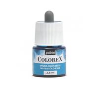 Pebeo Colorex Aquarelltinte, 45 ml, Cyan