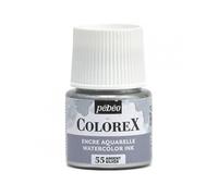 Pebeo Colorex Aquarelltinte, 45 ml, Silber