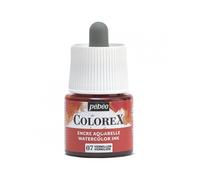 Pebeo Colorex Aquarelltinte, 45 ml, Zinnoberrot