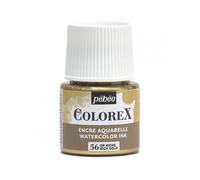 Pébéo Colorex peinture aquarelle, 45 ml, Or riche
