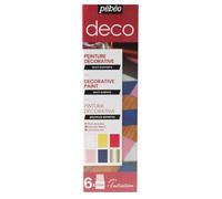 Pebeo Deco Brillant Intérieur, Maison & Meubles Peinture Assorti Set 6 X 20ml