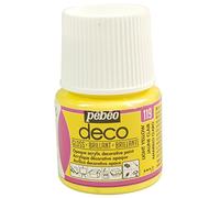 Pébéo Peinture acrylique Deco Brillante Jaune clair 45 ml