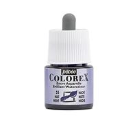 Pébéo - Encre Colorex 45 ML Bleu Nuit - Colorex Encre Aquarelle Pébéo - Encre bleu Rendu Velouté - Encre Dessin Multi-outil Tous Supports - 45 ML - Bleu Nuit