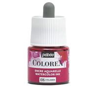 Pébéo - Encre Colorex 45 ML Cyclamen - Colorex Encre Aquarelle Pébéo - Encre rose Rendu Velouté - Encre Dessin Multi-outil Tous Supports - 45 ML - Cyclamen