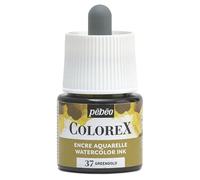 Pébéo - Encre Colorex 45 ML Jaune Primaire - Colorex Encre Aquarelle Pébéo - Encre jaune Rendu Velouté - Encre Dessin Multi-outil Tous Supports - 45 ML - Jaune Primaire, (Watercolor)