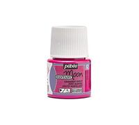 Pébéo - Fantasy Moon Rose fluo - Peinture Rose fluo Effet Martelé - Rendu fluo - Peinture Multisupport - 45 ml