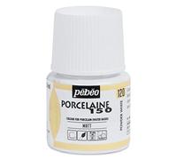 Pébéo Peinture porcelaine P150 — Flacon 45 ml — Mat Blanc Poudre
