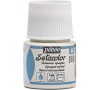 Pébéo Flacon 45 Ml Peinture Setacolor Opaque Pour Textiles Perle Moiré