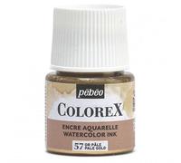 Pébéo Flacon 45ml Encre Aquarelle Colorex Or Pâle