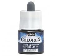 Pébéo Flacon 45ml Encre Colorex Aquarellable Bleu Cosmos