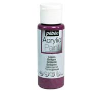 Pébéo Flacon 59ml Peinture Acrylic Paint Brillant Figue