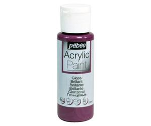 Pébéo Flacon 59ml Peinture Acrylic Paint Brillant Figue