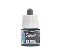 Pébéo - Flacon Setasilk Ebene 45 ml - Peinture sur soie - Flacon Bouchon Pipette de 45 ml - Couleur Ebène